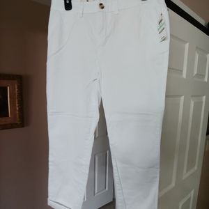 Maison Jules~ Women's MI Rise Cuffed Capri Size 8